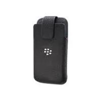 blackberry classic leather swivel holster black