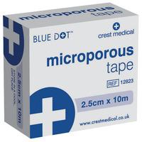 blue dot 12823 microporous tape boxed 25cm x 10m