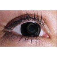 Black Out 1 Month Halloween Coloured Contact Lenses (MesmerEyez XtremeEyez)