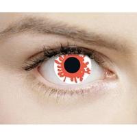 Blood Splat 1 Month Halloween Coloured Contact Lenses (MesmerEyez XtremeEyez)