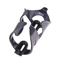 Black Carbon Fiber Pattern Bicycle Bike Cycling Carbon Water Bottle Cage Holder Mountain Bike Water Bottle Support