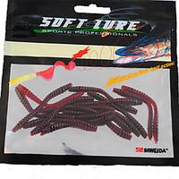 Blood Worm Soft Bait (15 Pieces/Pack)