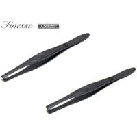 Black Finesse Straight & Slant Assorted Tweezers