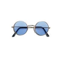 Blue Round Lennon Sunglasses