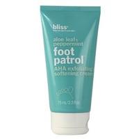 bliss foot patrol aha exfoliating ampamp softening cream 75ml