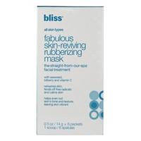 bliss fabulous skin reviving rubberizing mask 14g x 6 packets