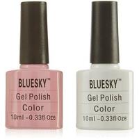 Bluesky French Manicure Kit Cream Puff and Negligee Nail Gel
