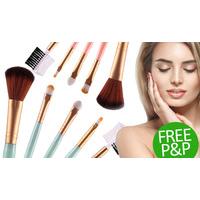 Blue 5Pc Make Up Brush Set