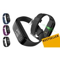 Black Fitness Bluetooth Activity Sport Watch with Heart Rate Monitor