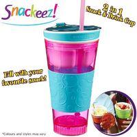 Blue Snackeez Drinks Cup