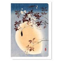 Blossoms and Moon Greeting Card