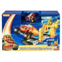 Blaze and the Monster Machines Light and Launch Hyper Loop Playset
