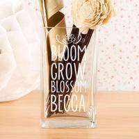 Bloom Grow Blossom Bespoke Glass Vase