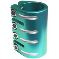 Blazer Pro Quad Bolt Collar Clamp with Shim - Teal