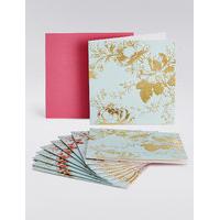 Blue Floral Multipack Cards