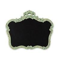 Blackboard in Ornate Vintage Frame in Aged Green - Daiquiri Green