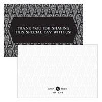Black and Gold Opulence Large Rectangular Tag
