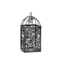 black metal table lantern small