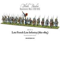 Black Powder - Late French Line Infantry (1812-1815) (28mm Scale) (28) (warlord