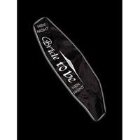 Black Diamante Bride To Be Sash