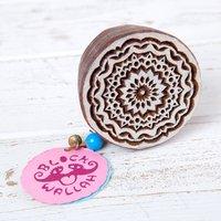 Blockwallah Stamp - Flowers in Mandala 368770