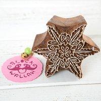 Blockwallah Stamp - Star Snowflake 359849