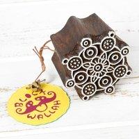 Blockwallah Stamp - Flower Pattern 355138