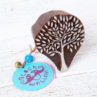 Blockwallah Stamp - Leafy Tree 368789