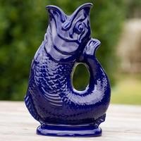 Blue Gluggle Jug