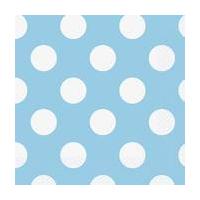 blue polka dot paper napkins 16 pack