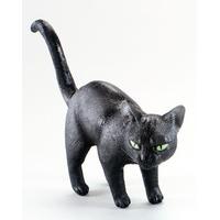 Black Rubber Cat Decoration