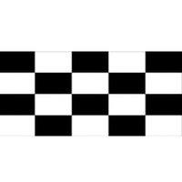 Black & White Checkered F1 3\' X 2\' 3ft x 2ft Flag With Eyelets Premium Quality