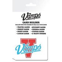 Blue And White The Vamps Logo Card Holder