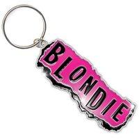 Blondie Punk Logo Metal Keyring