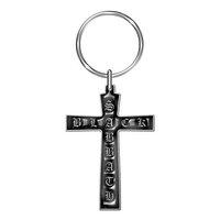 Black Sabbath Cross Keychain