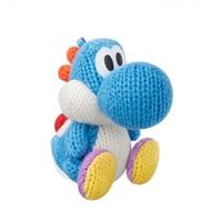 blue yarn yoshi amiibo yoshis woolly world for nintendo wii u amp 3ds