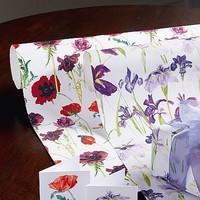 Blackadder Iris & Poppies Wrap & Tags