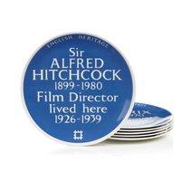 Blue Plaque Plate - Sir Alfred Hitchcock