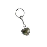 Bluestone Heart Keyring