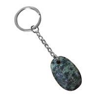 bluestone oval keyring