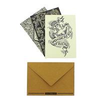 Black Scroll Notecards