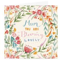 blooming lovely mum card