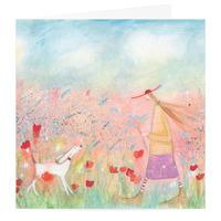 Bluebells and Poppies Card