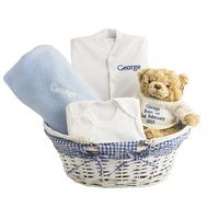 Blue Baby Basket