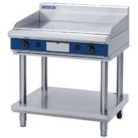 blue seal evolution chrome 13 ribbed griddle with leg stand nat gas 90 ...