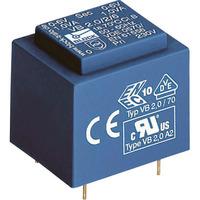 Block VB 2, 0/1/9 - PCB Mount Transformer 2VA 9V 222mA