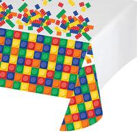 Block Party Plastic Table Cover