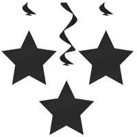 Black Star Ceiling Decorations