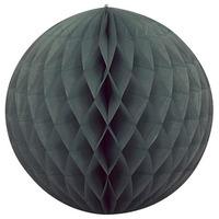 black honeycomb paper ball