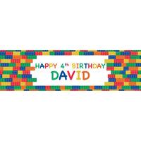 Block Party Personalised Party Banner